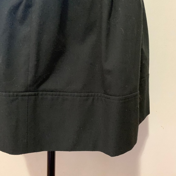 Nylon Skirt Size 6 A Line Pleated Black - Picture 3 of 5